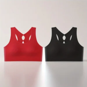 High Elasticity Sports Bra Set for Women, Soft and Comfortable Yoga Top, Backless Sports Tank Top with Moisture-Wicking Function, 2pcs of High Elasticity Sports Bra for Women