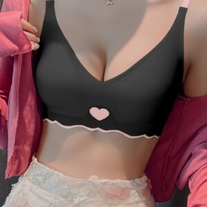 Seamless Push-Up Bra for Women - Comfortable, No-Wire, Full Coverage with Removable Pads & Back Closure